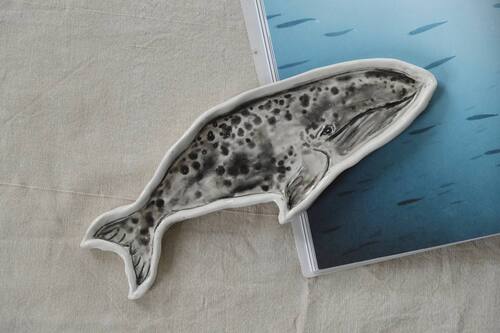 Тарелка -серый кит  фото 1