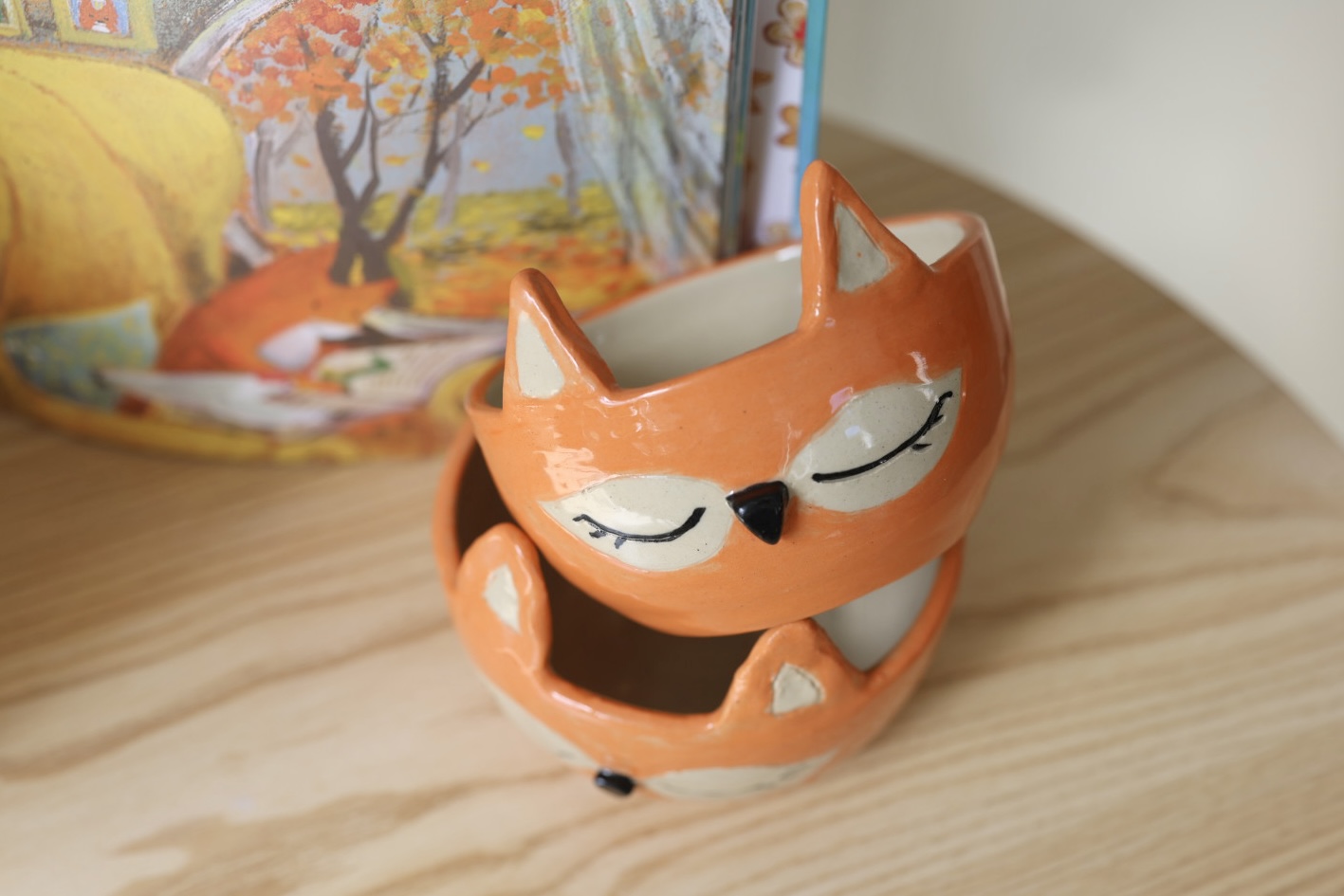 Миска-лисёнок, круг 6+ фото 1