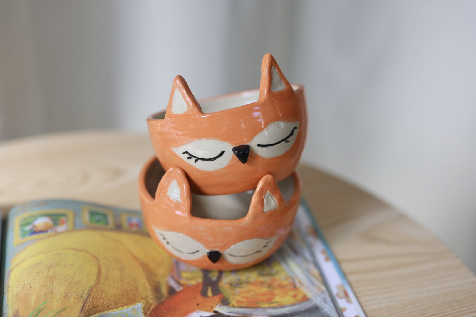 Миска-лисёнок, круг 6+ фото 2