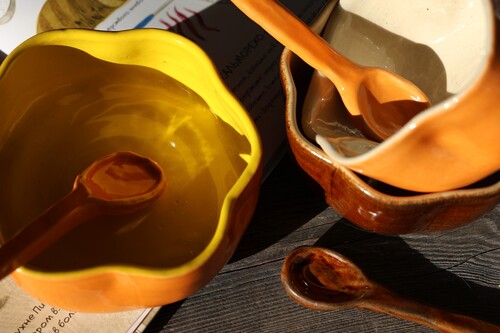 Супница-тыква и ложка, круг 12+ фото 2