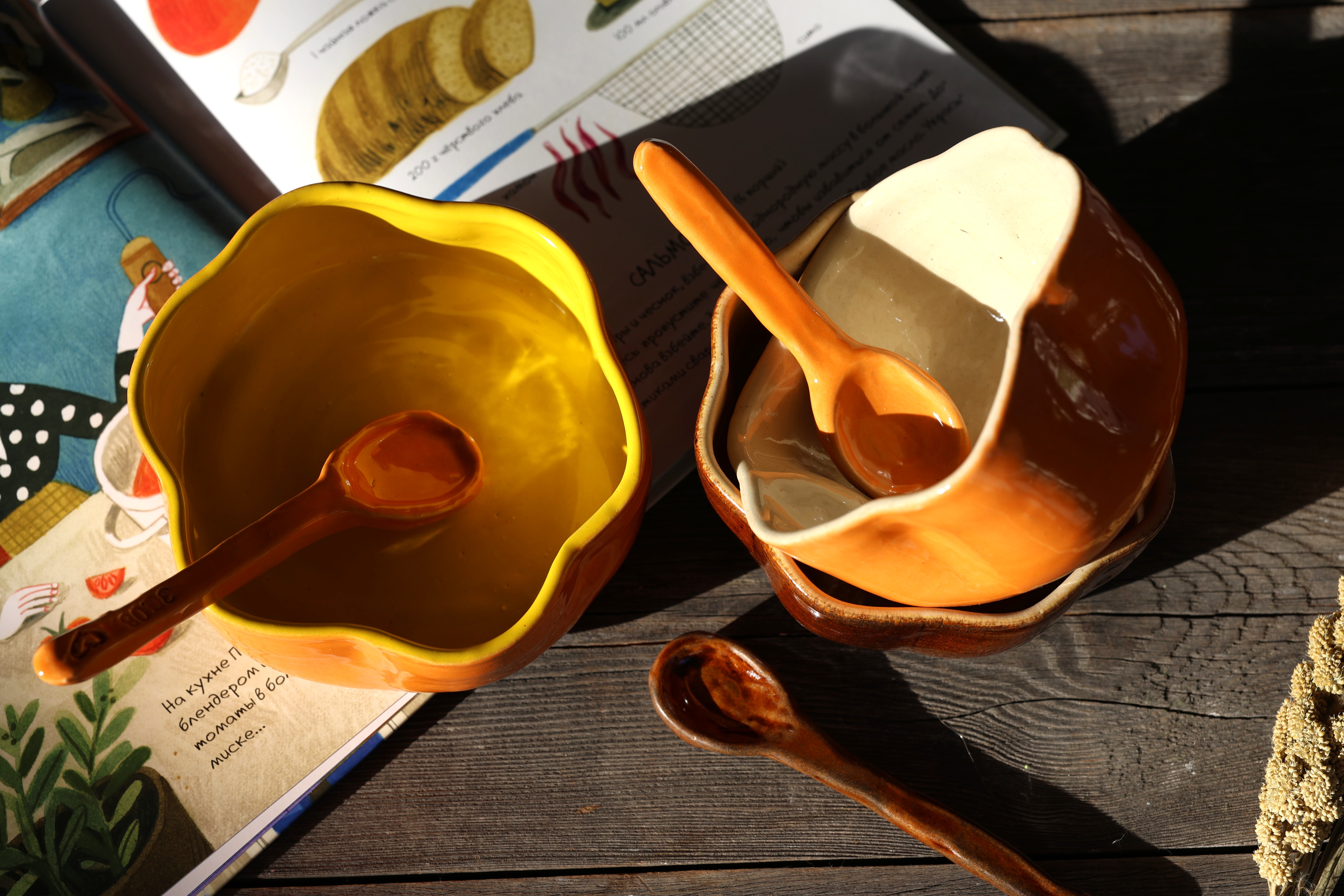 Супница-тыква и ложка, круг 12+ фото 3