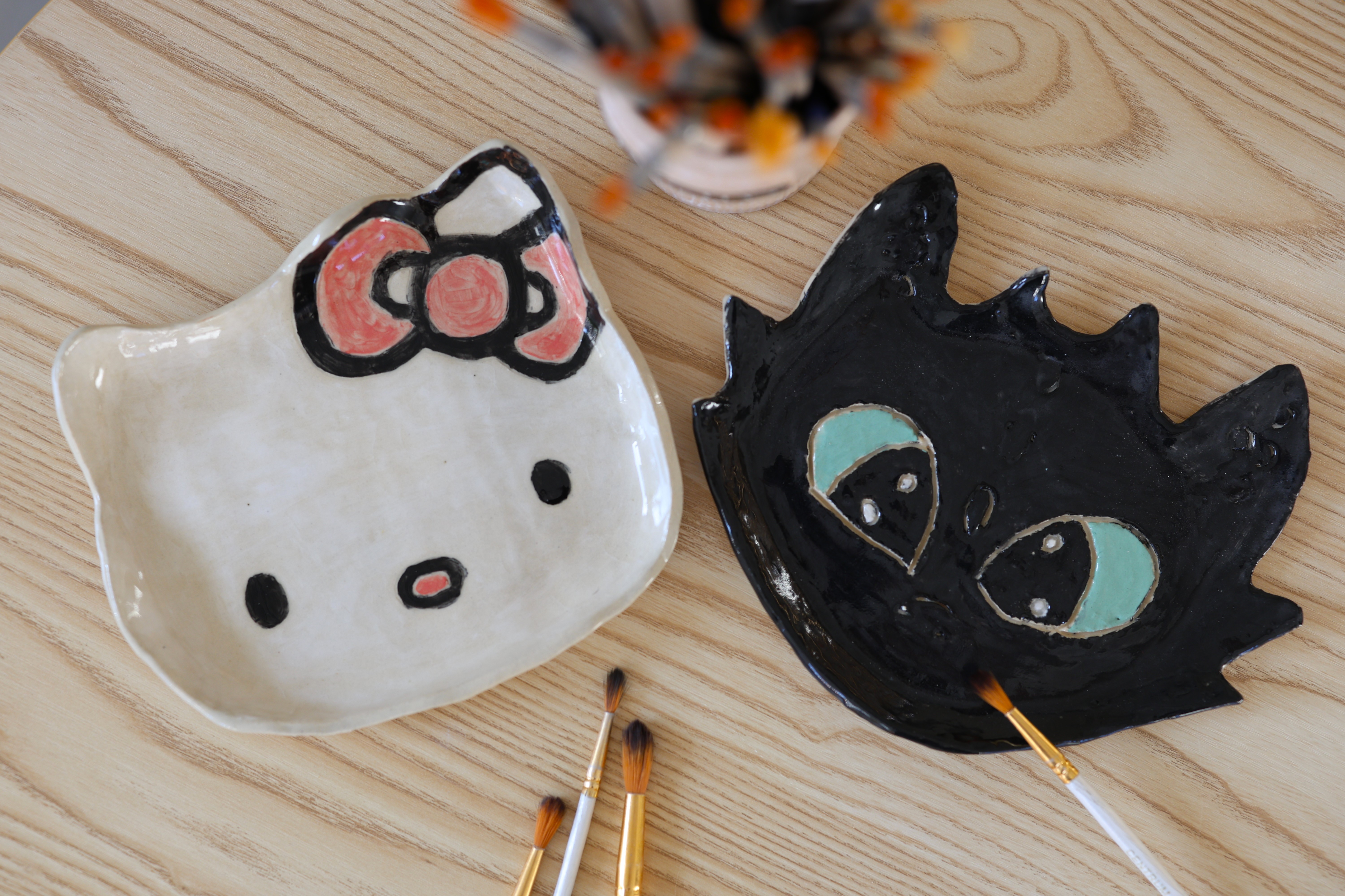 Тарелка-Китти/Беззубик, лепка 6+ фото 1