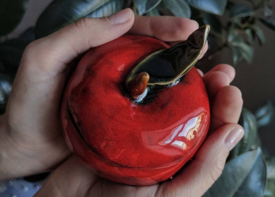 Свеча-наливное яблочко 6+, лепка фото 1