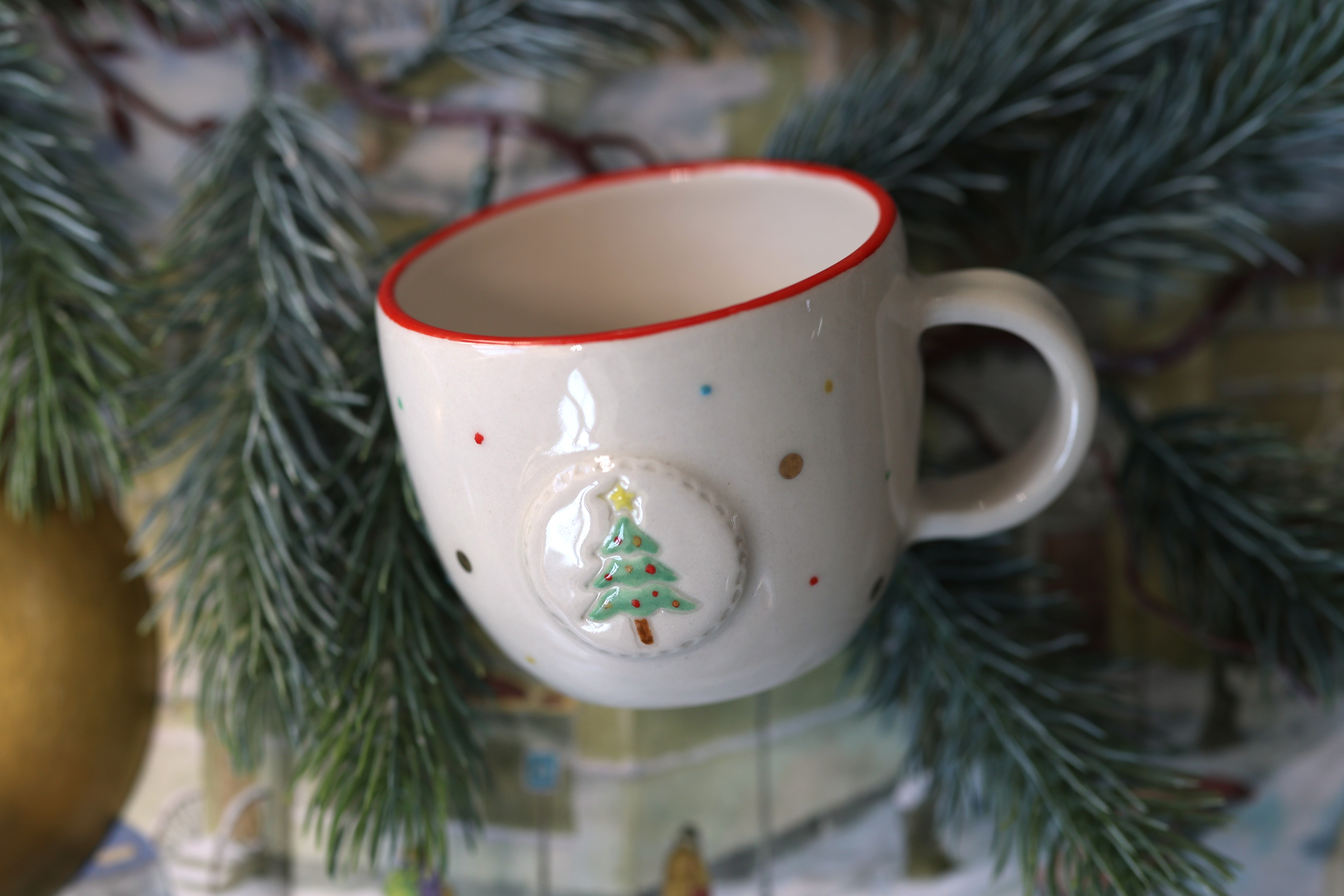 Фарфоровая кружка, круг 12+ фото 1