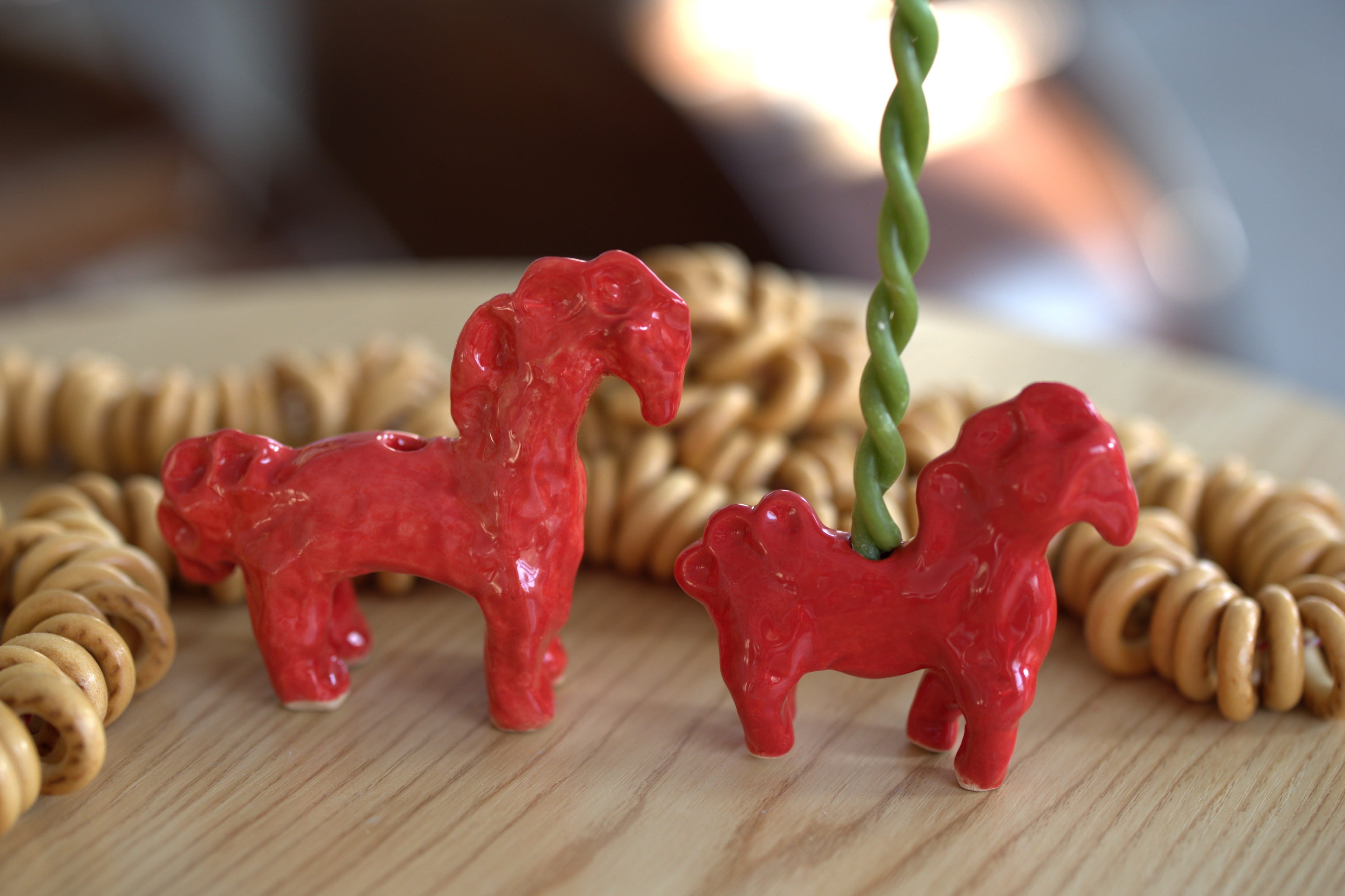 Фигурки коней 2 шт, лепка 6+  фото 1